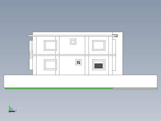 房子左视缩略图
