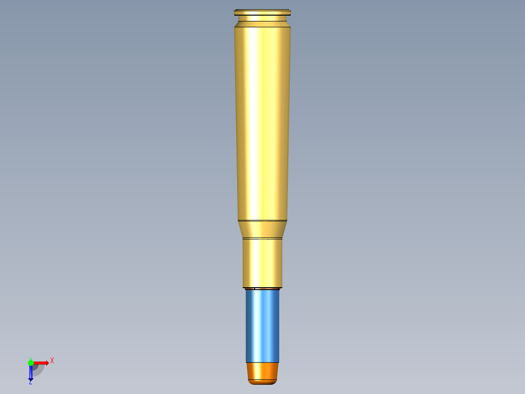 0.50 BMG NERF弹药俯视图