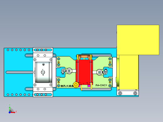 R4-CNC1笔记本CNC工装夹具三维模型-150902前视缩略图