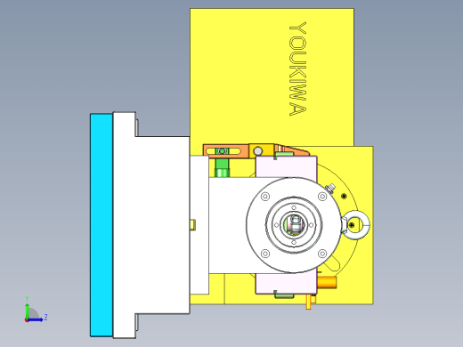 R4-CNC1笔记本CNC工装夹具三维模型-150902左视缩略图