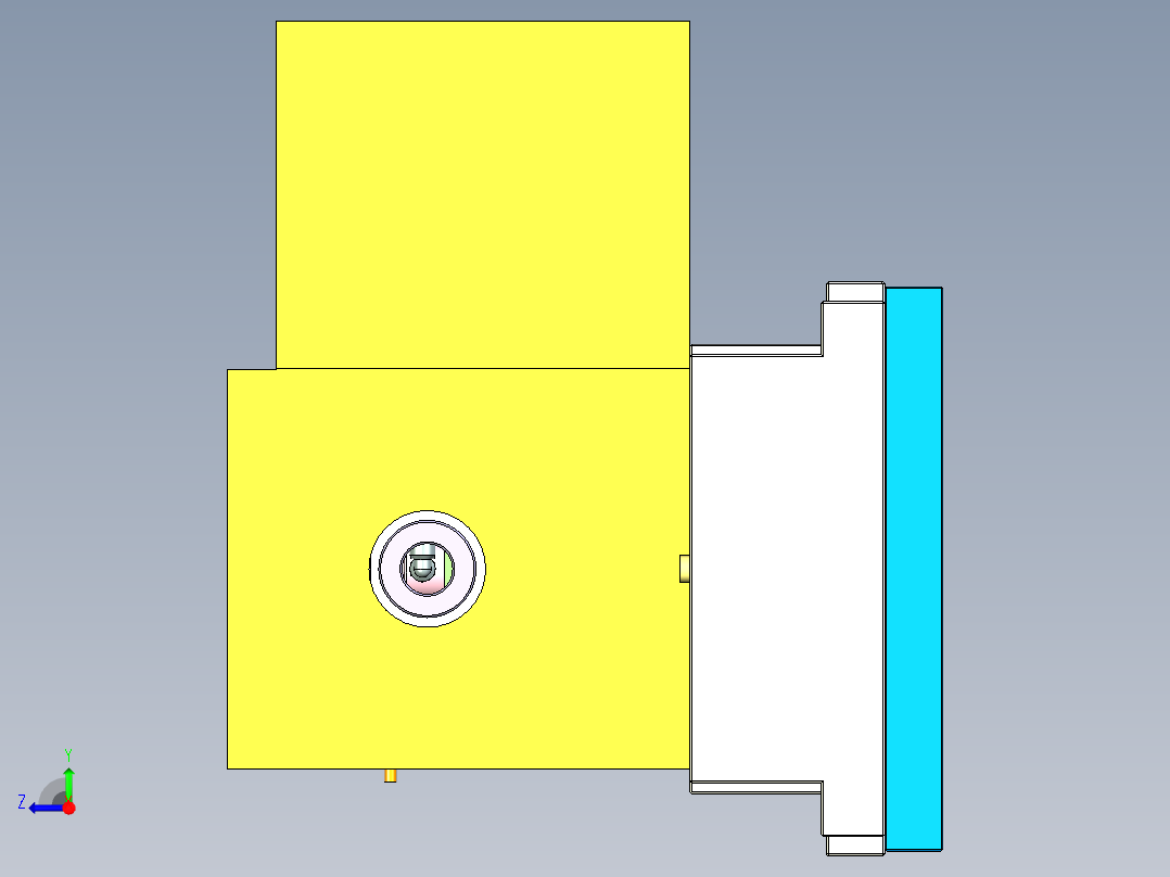 R4-CNC1笔记本CNC工装夹具三维模型-150902右视图