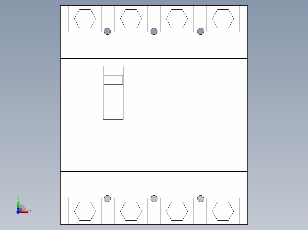 直流空开250A前视图