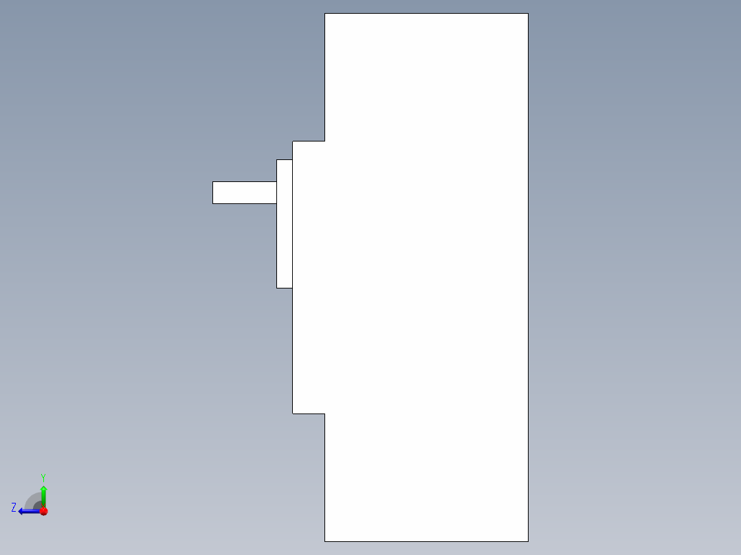 直流空开250A右视图