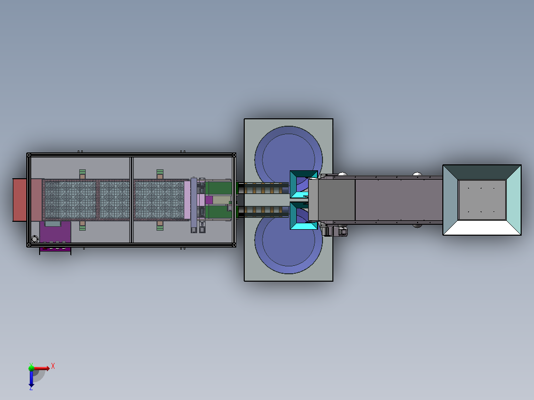 香烟拆烟机sw20可编辑俯视图