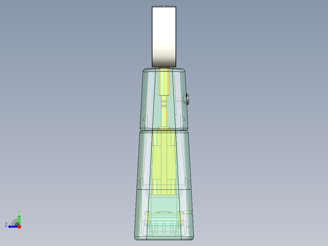 U型电动牙刷右视图