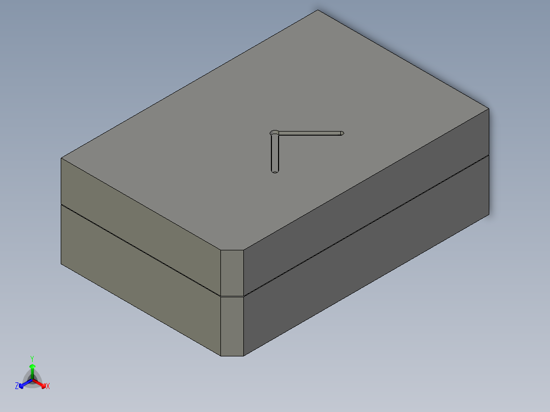 SSKJ392(打印机硒鼓面盖---与SSKJ391配合）正等轴测图