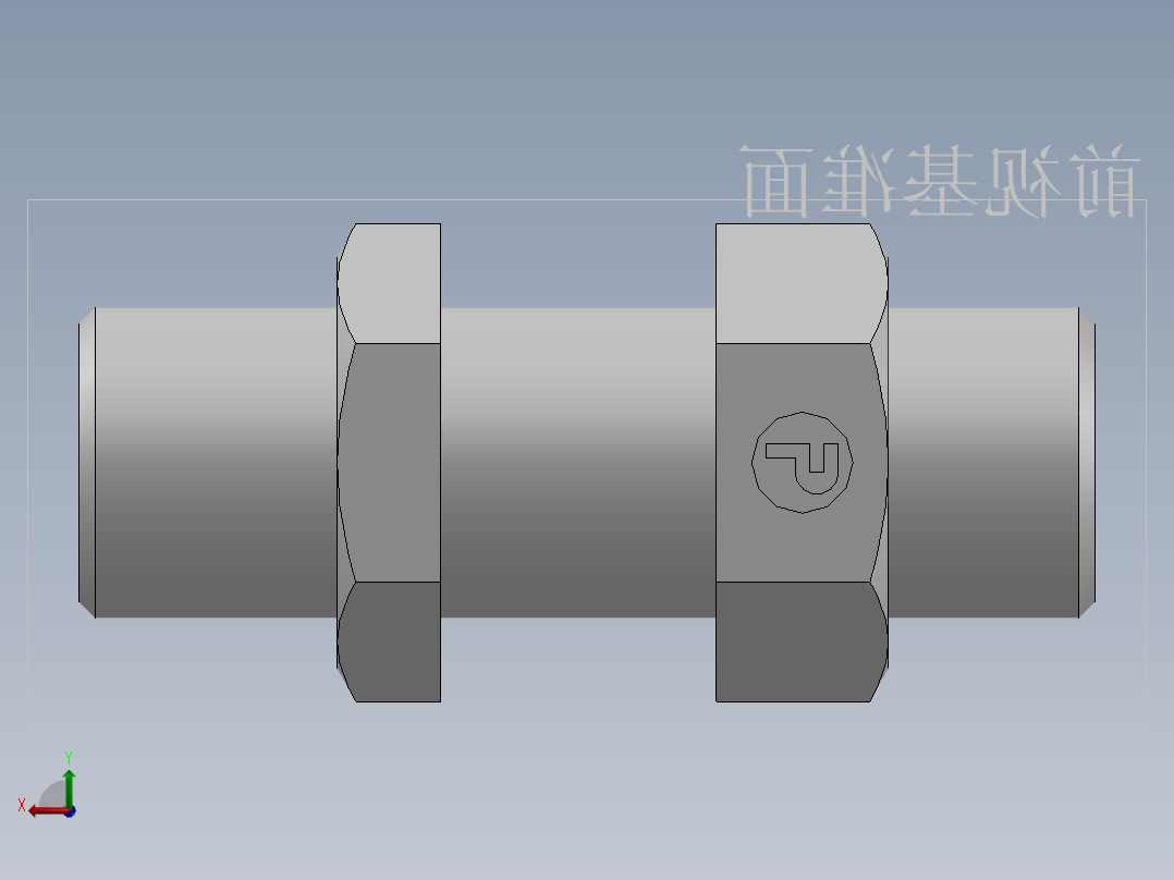 直通隔板接头、6D-18LN后视图