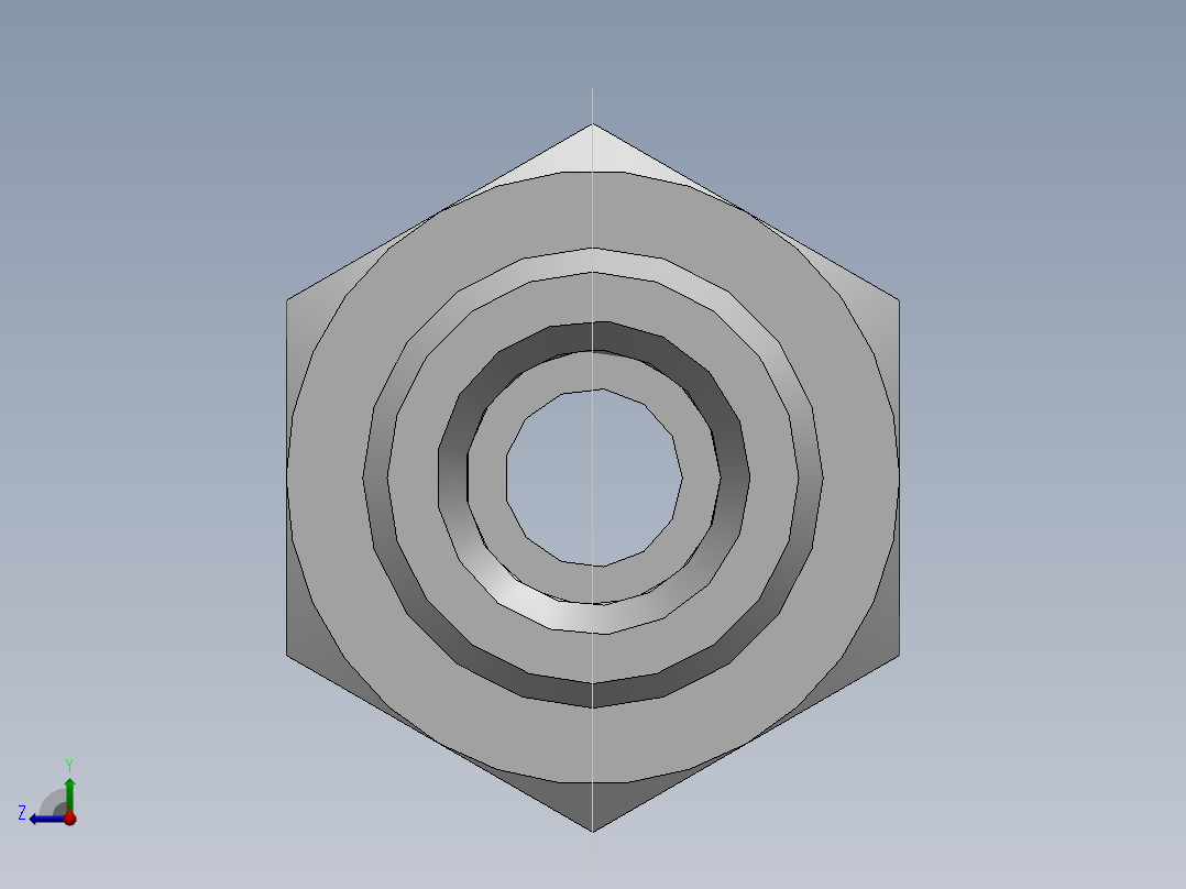 直通隔板接头、6D-18LN右视图