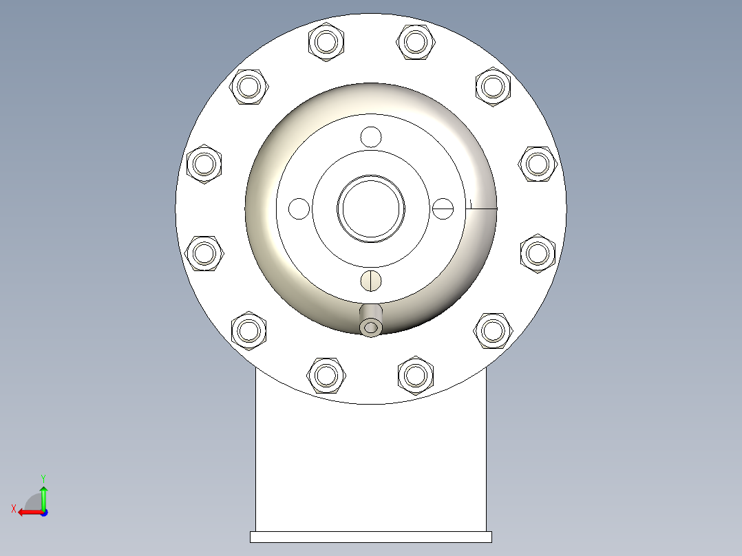 气体冷却器 219x900-DN50后视图