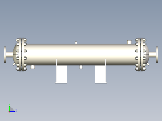 气体冷却器 219x900-DN50左视缩略图