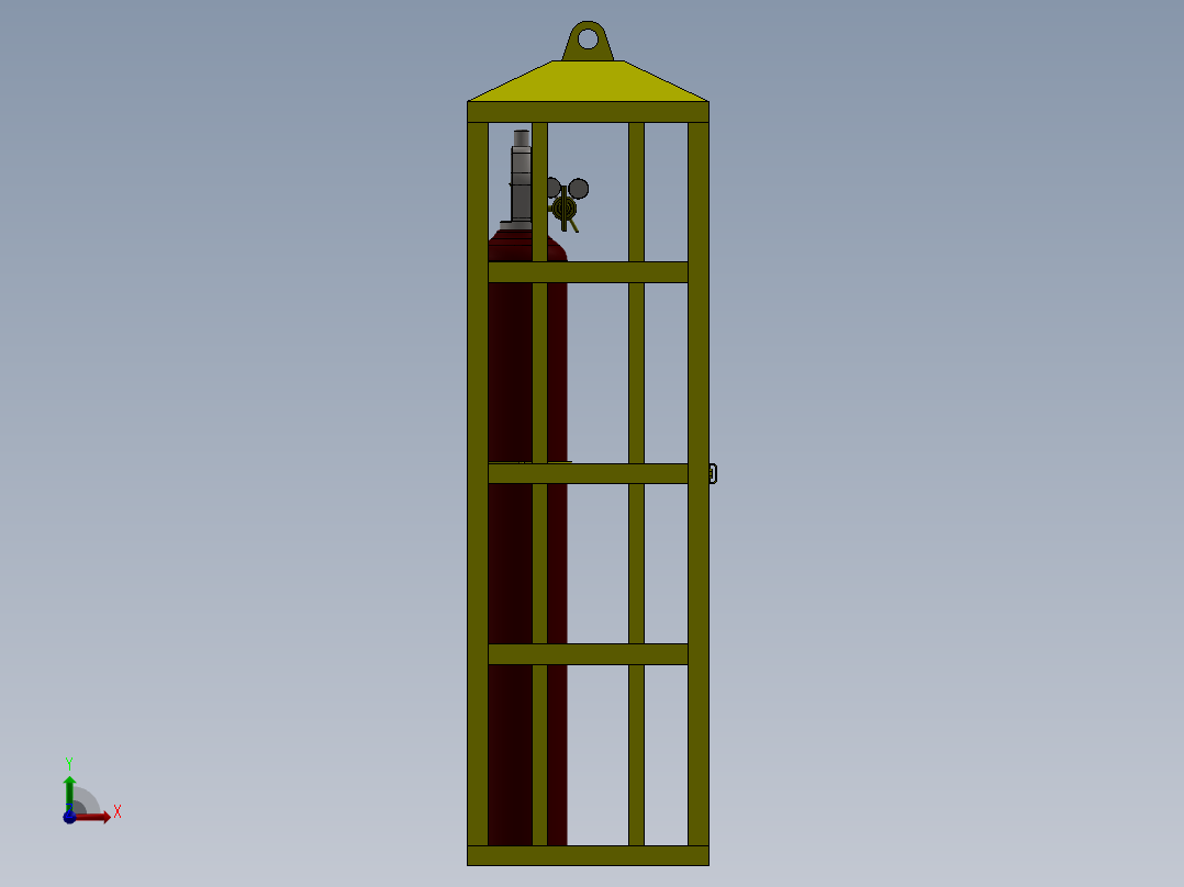 A0002892-水泥管 煤气管前视图