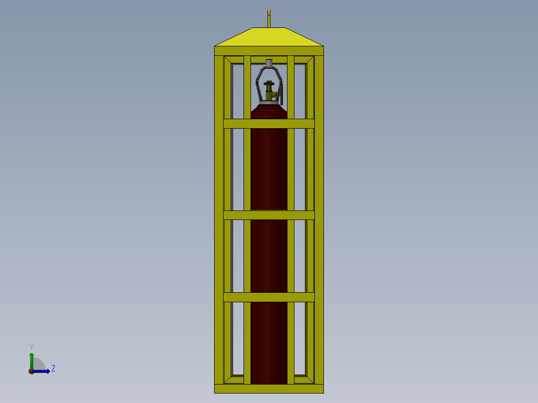 A0002892-水泥管 煤气管左视图