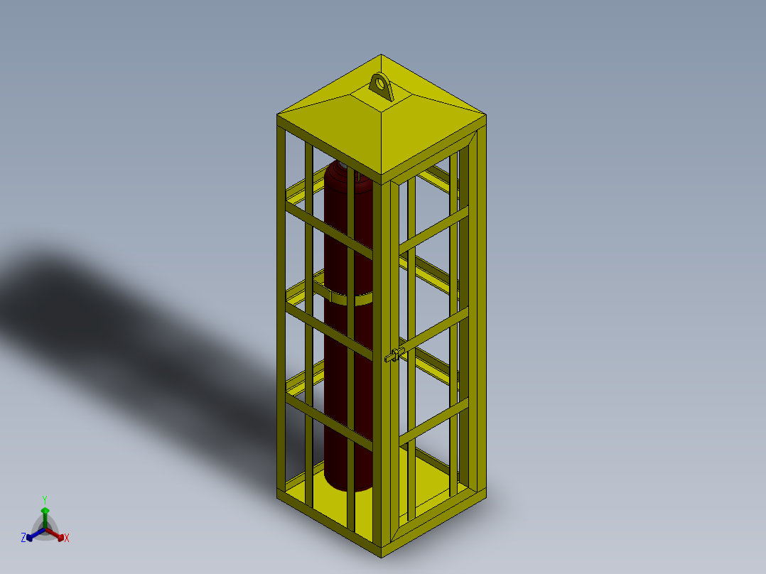A0002892-水泥管 煤气管正等轴测图