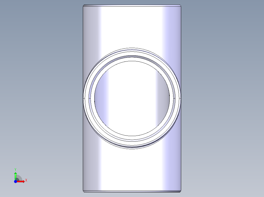 B3004431-管件_三通接头前视图