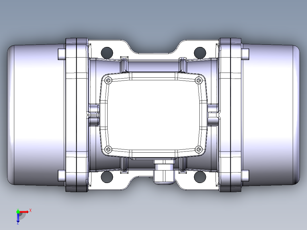 大袋大袋灌装机电机俯视图