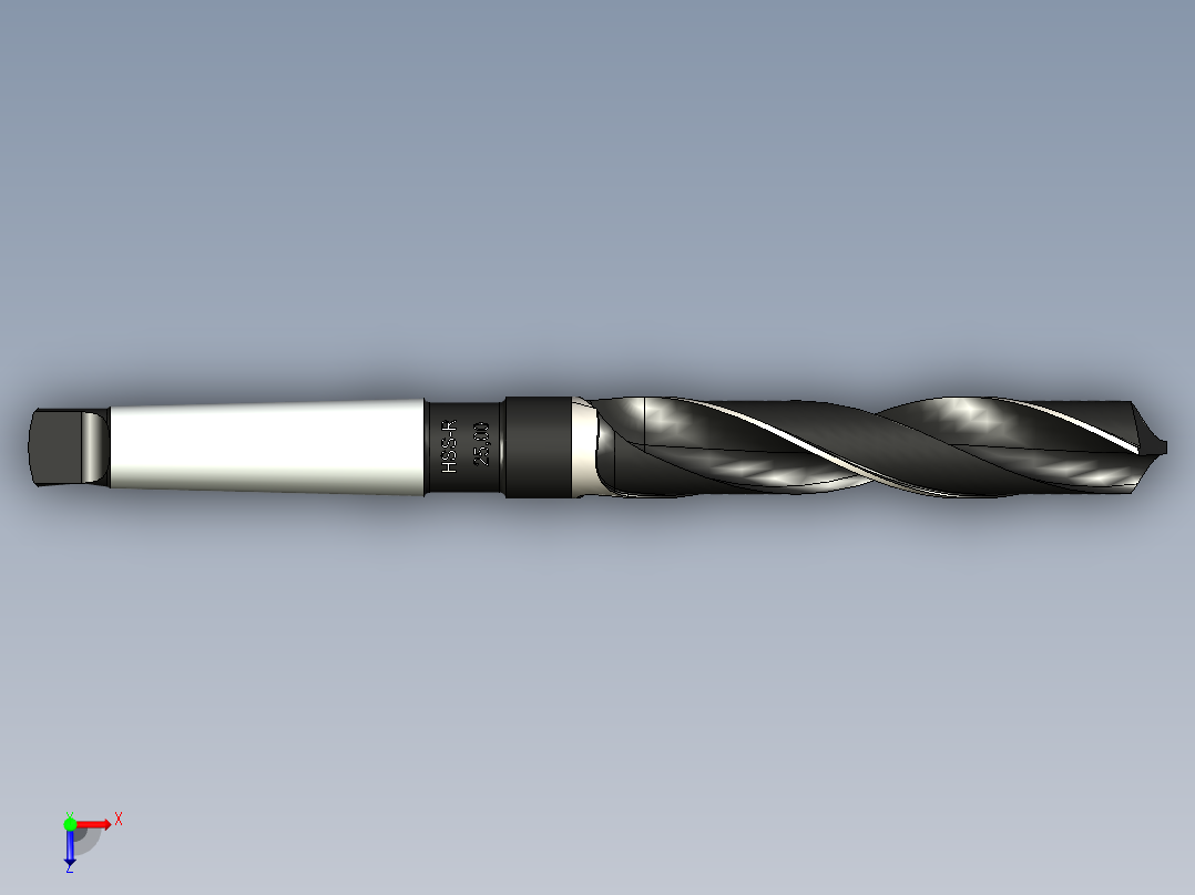 布罗卡钻头 D-25俯视图