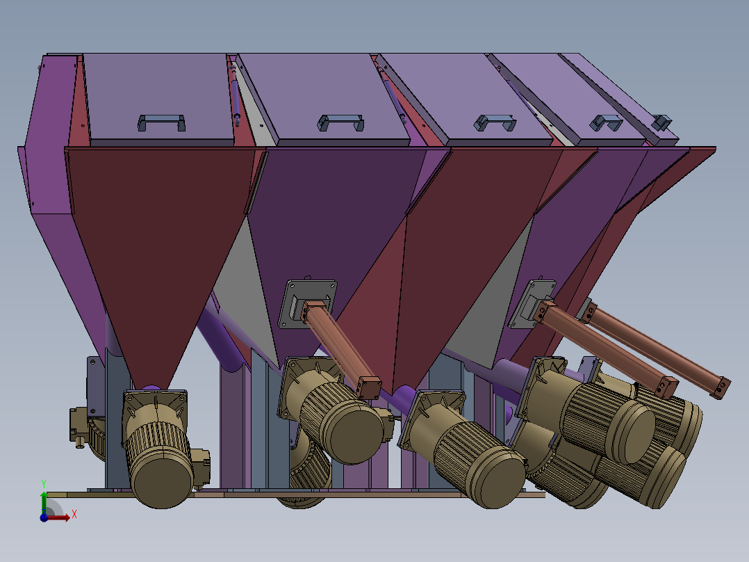 全自动小料配方机  sw22前视图