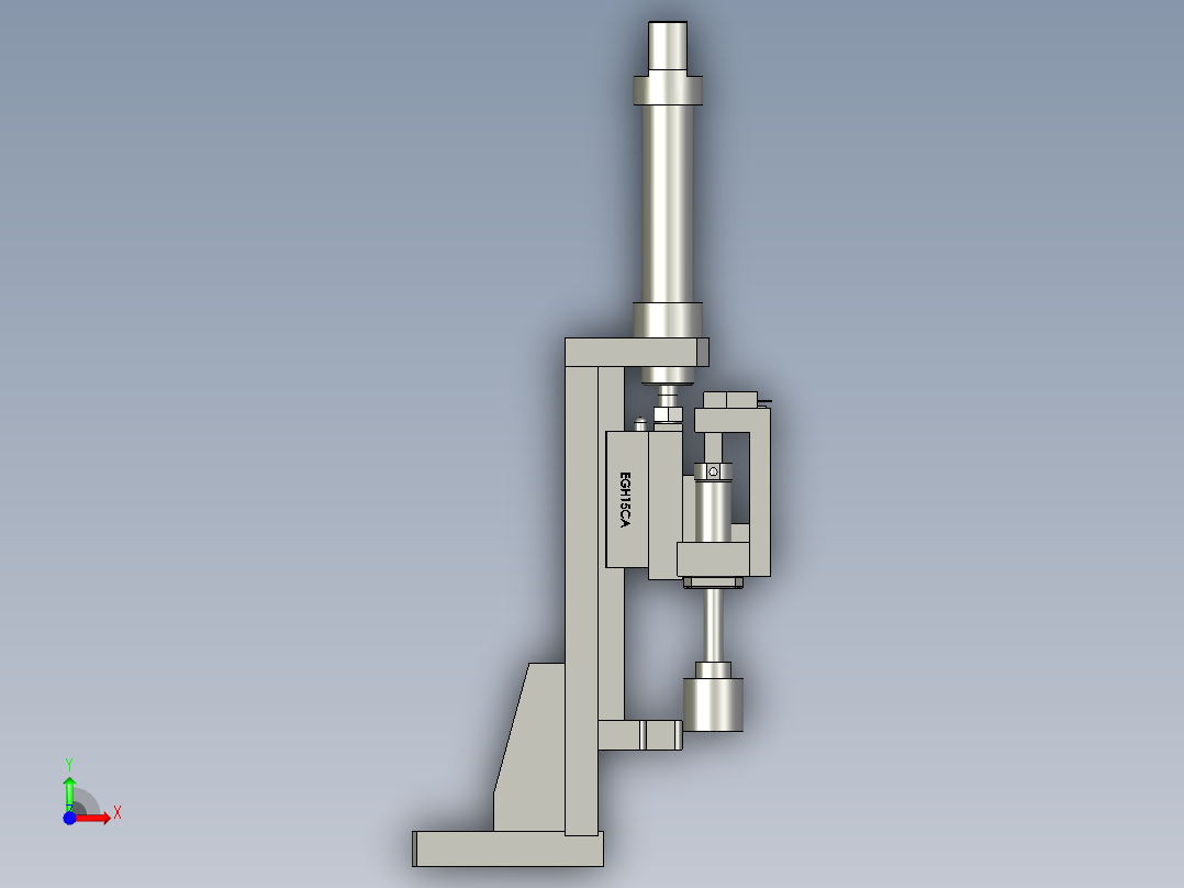 6连接盖检测机构前视图
