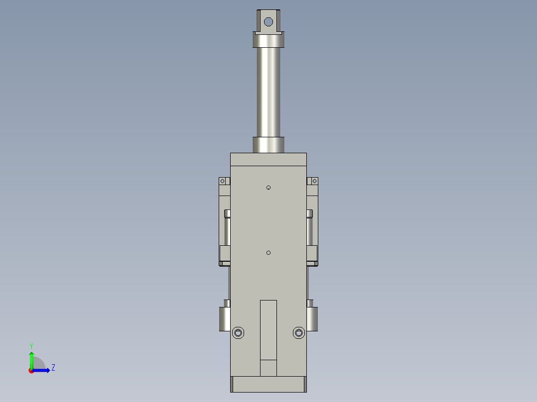 6连接盖检测机构左视图