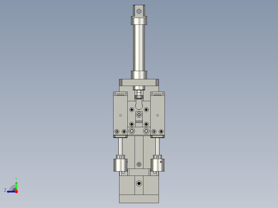 6连接盖检测机构右视图