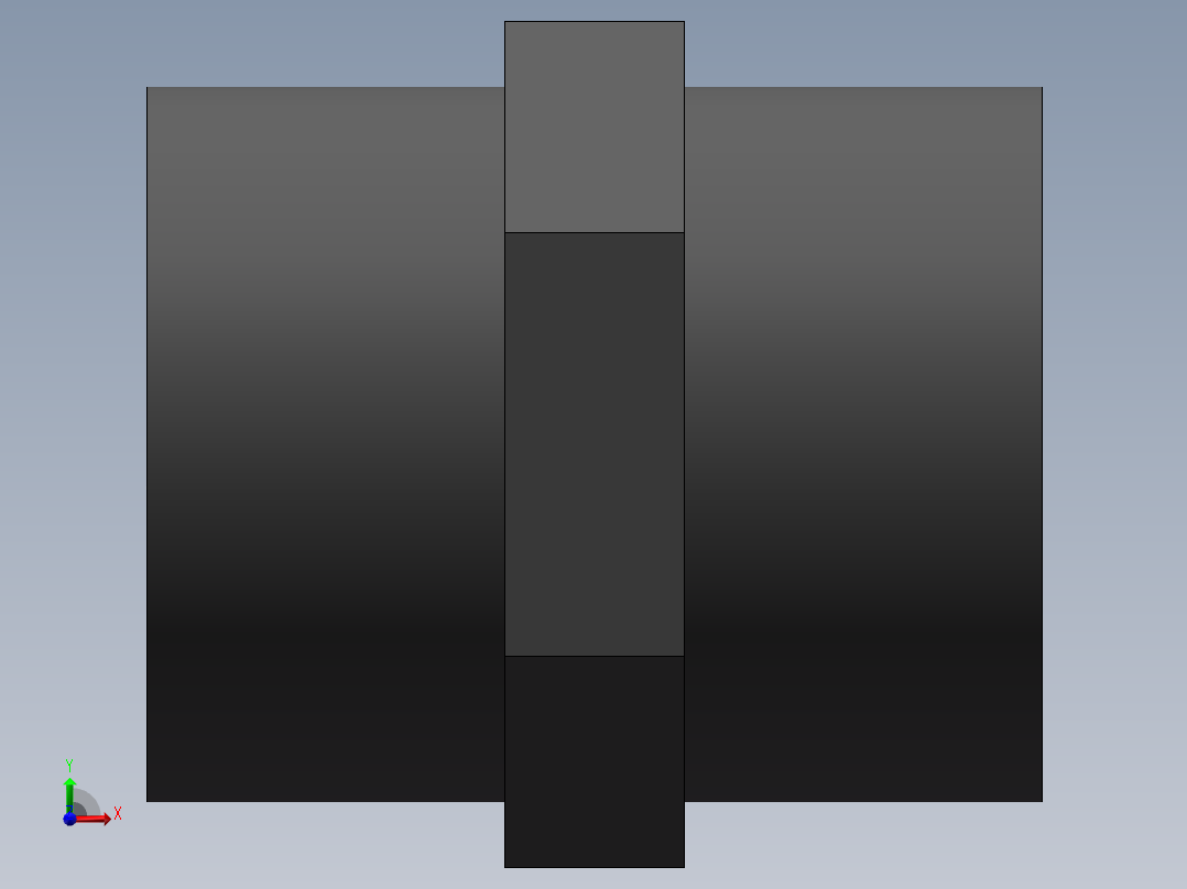 female adapter DN25 PN10 U-PVC前视图