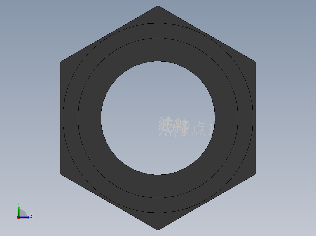 female adapter DN25 PN10 U-PVC左视图