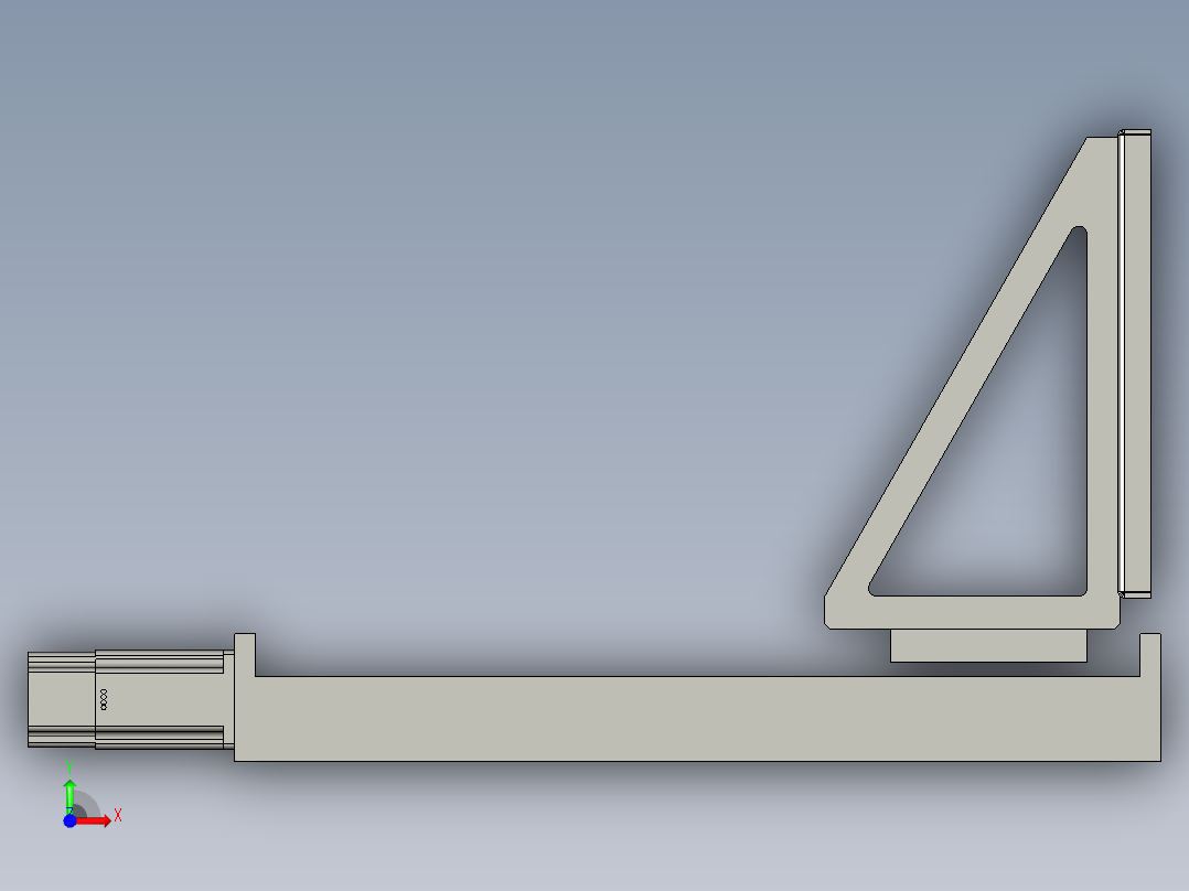 中央供墨升降模组前视图
