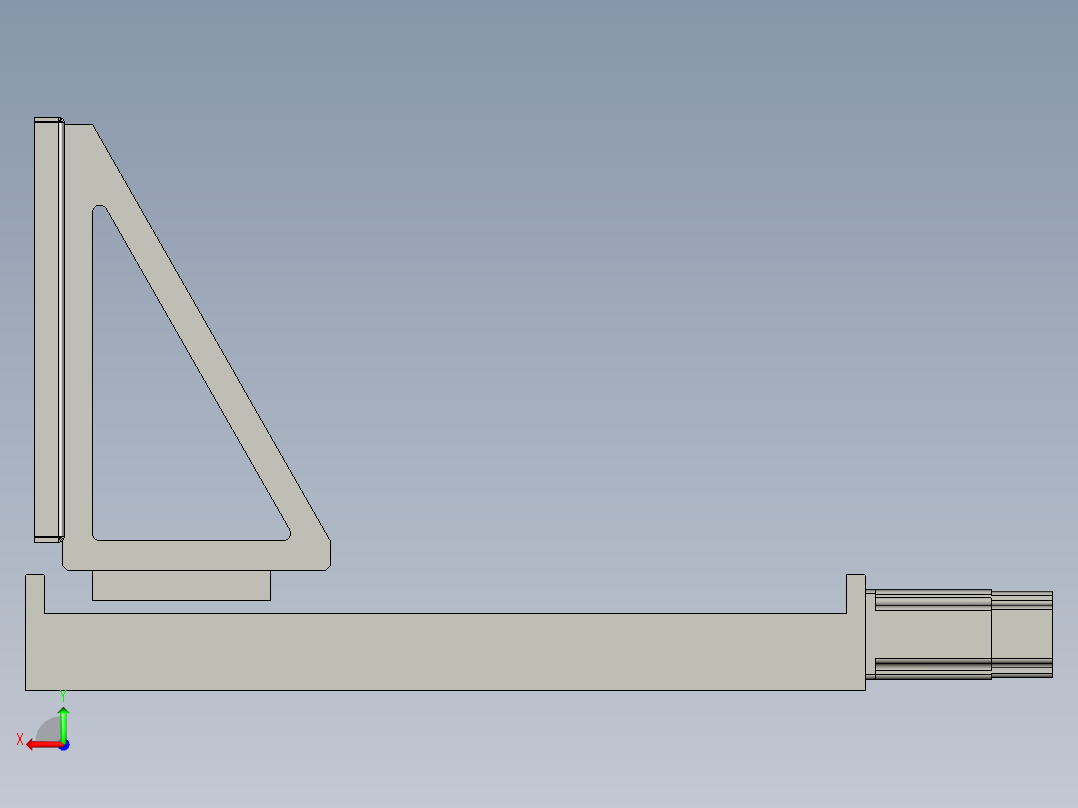 中央供墨升降模组后视图