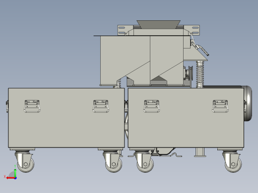 粉末分离设备震动筛粉机后视缩略图
