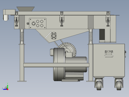 粉末分离设备震动筛粉机右视缩略图