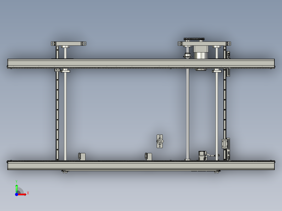 SPR-M15031-C00输送链总装图前视图