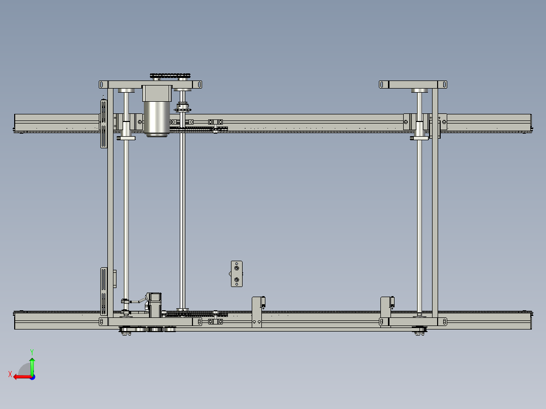 SPR-M15031-C00输送链总装图后视图