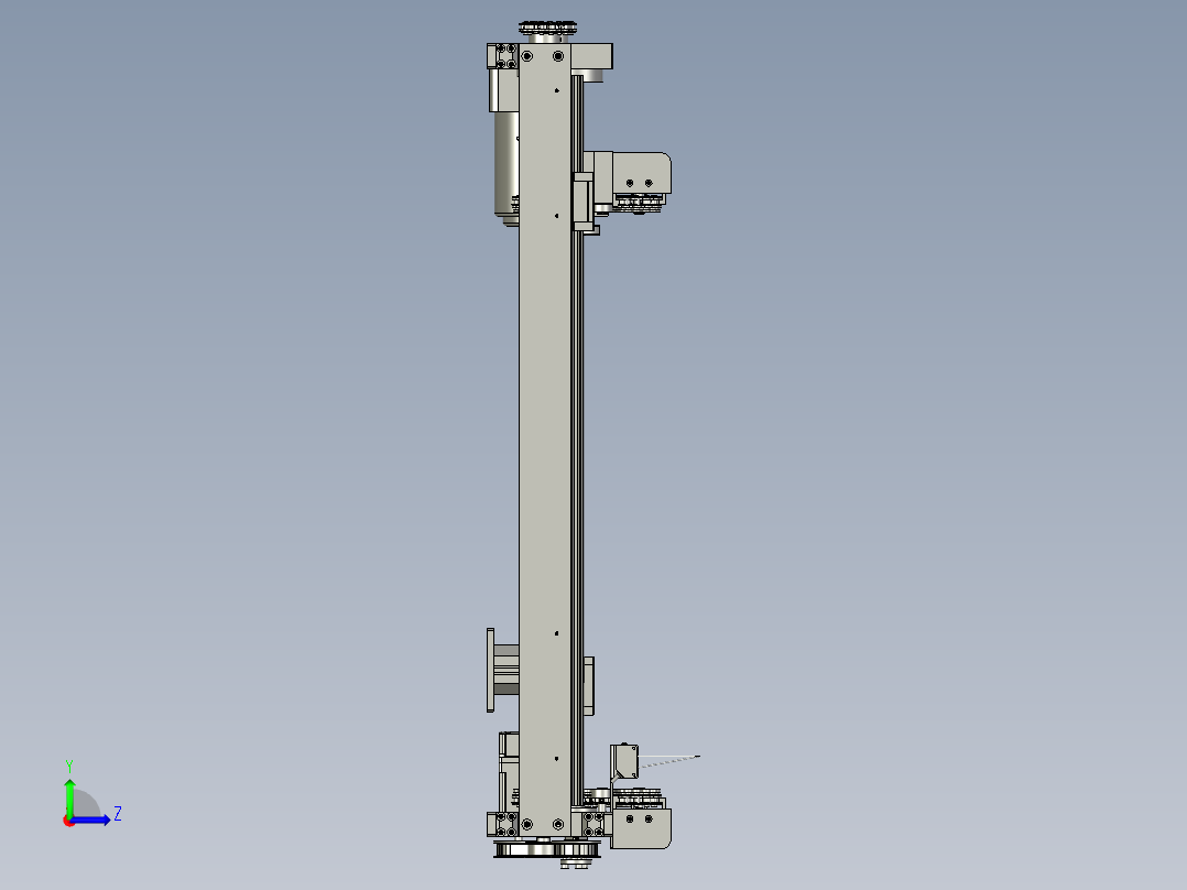 SPR-M15031-C00输送链总装图左视图