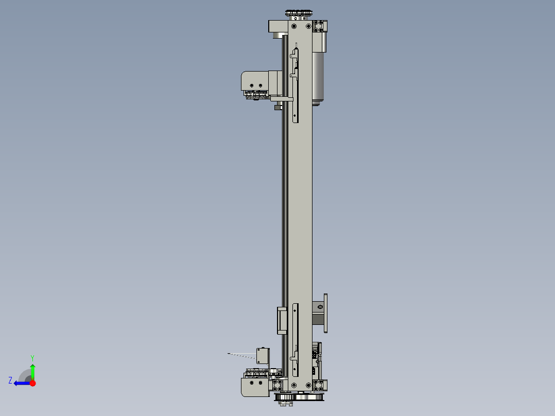 SPR-M15031-C00输送链总装图右视图