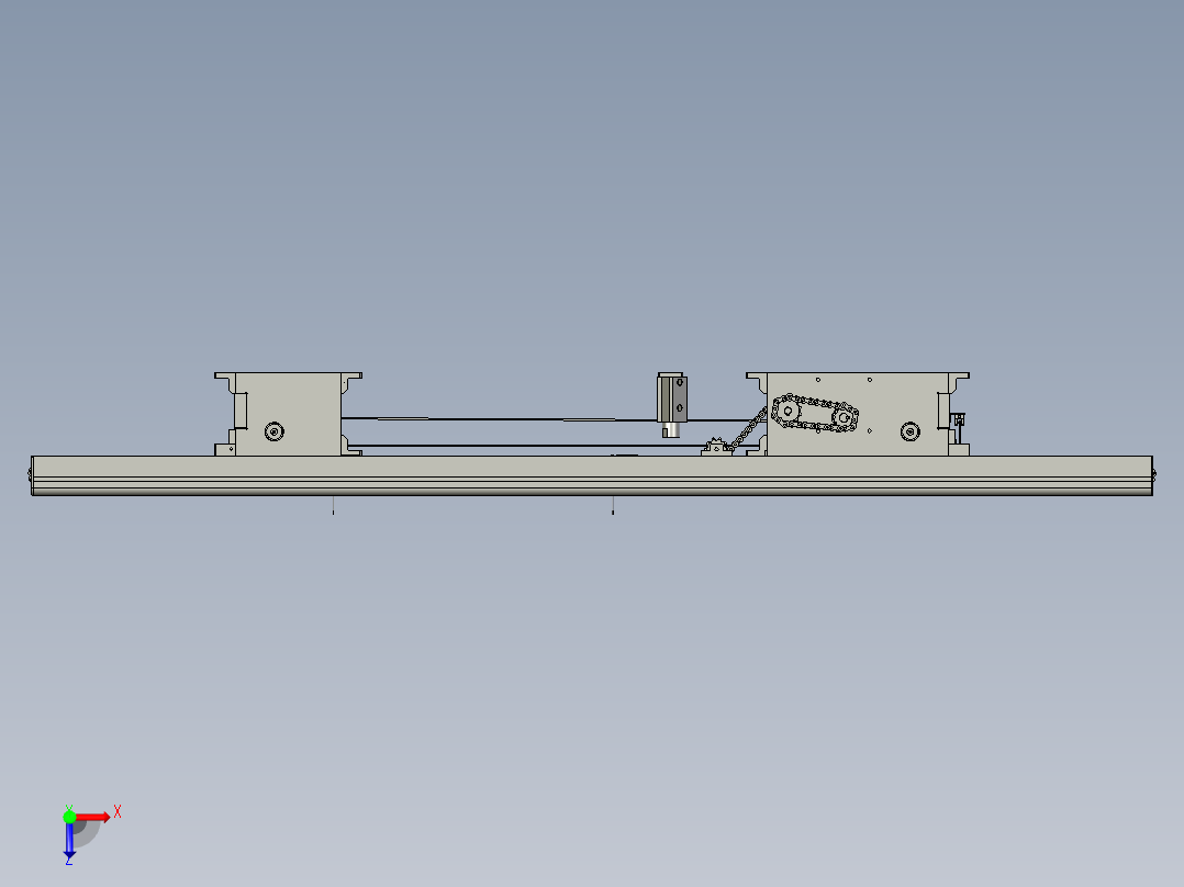 SPR-M15031-C00输送链总装图俯视图