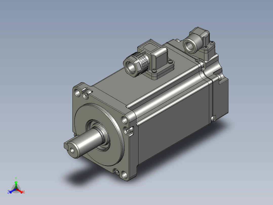 MS1H4-40B30CB-U331ZB正等轴测图