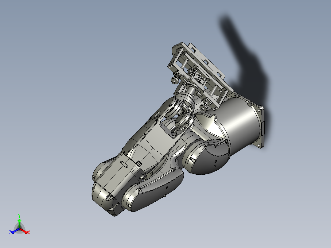那智5KG机器人主视图