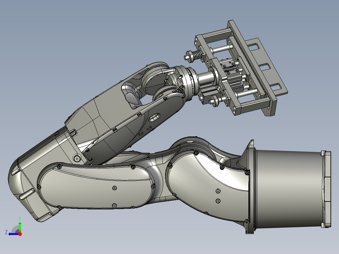 那智5KG机器人右视图