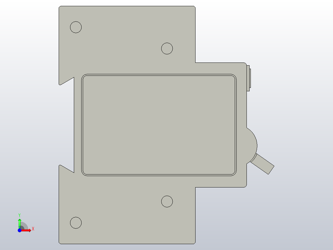 NL1E-63剩余电流动作断路器[NL1E-63-40-0.03-2P]前视图