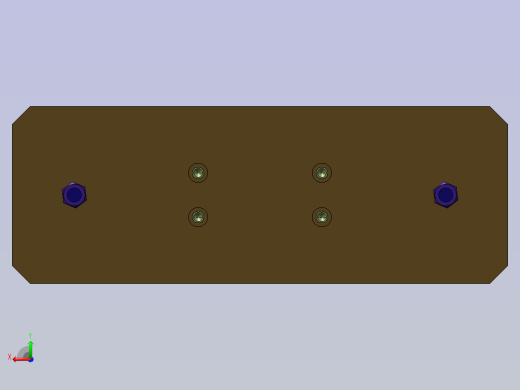 夹紧自锁机构利用连杆死点后视缩略图