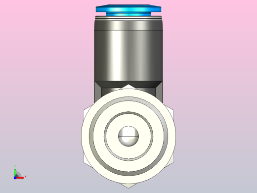 快插接头QSLV2-G3_8-8前视缩略图