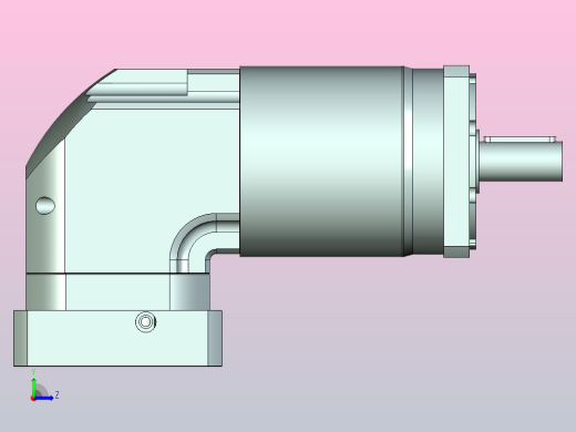 ZJTF120-LC-L3 22-110-145-M8经济型ZJTF120转角行星减速机左视缩略图