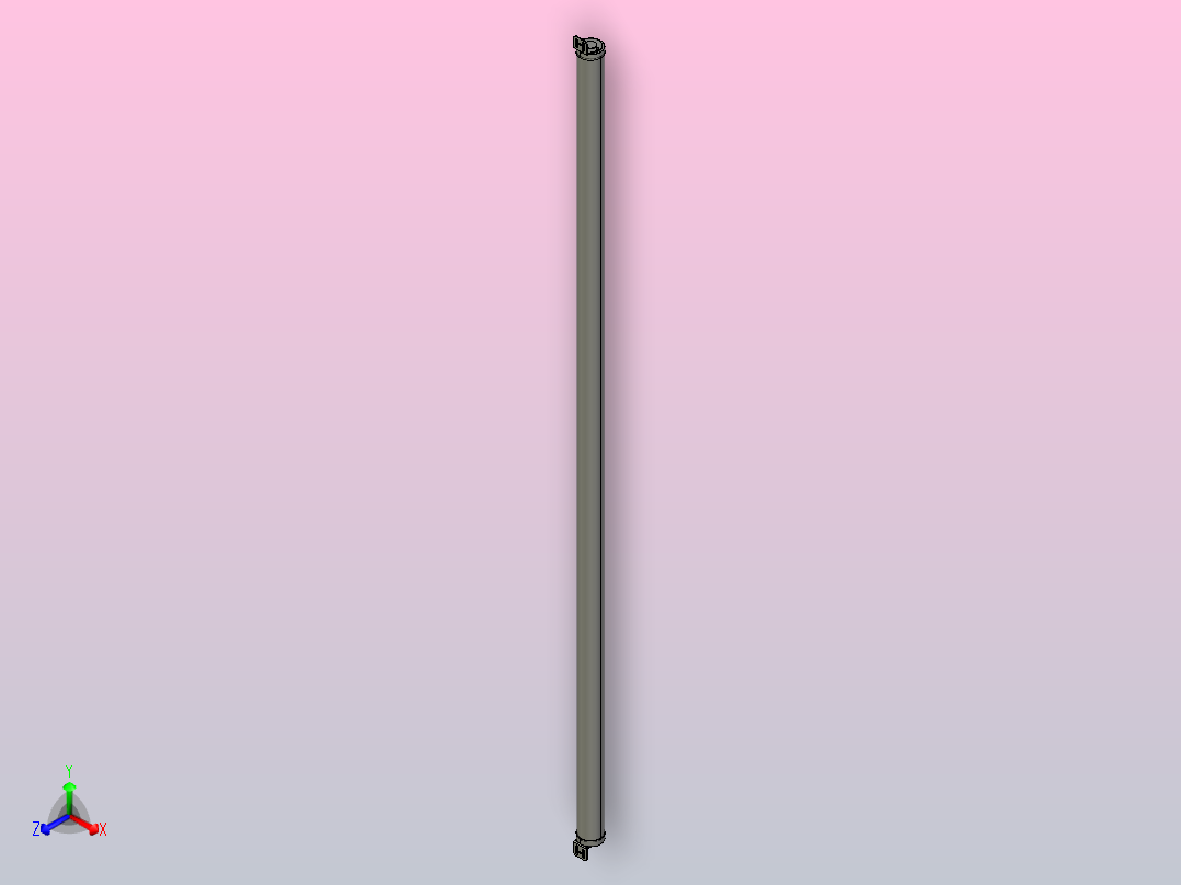 STFS7820 STFS系列IP68防水安全光栅正等轴测图