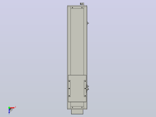 无尘螺杆滑台KCH17-BM（750W）KCH17-550-BM-750W-C4俯视缩略图