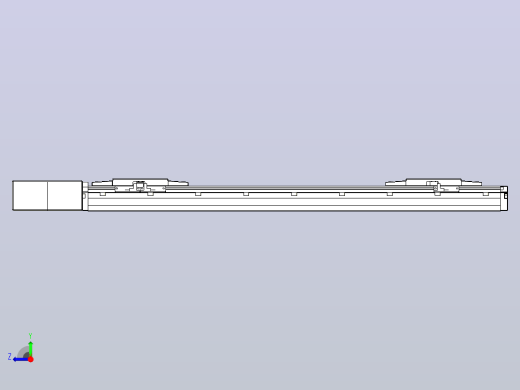 皮带直线轴双滑块型TPA-GCBS-120-P70-L200-QR-M20-N3右视缩略图