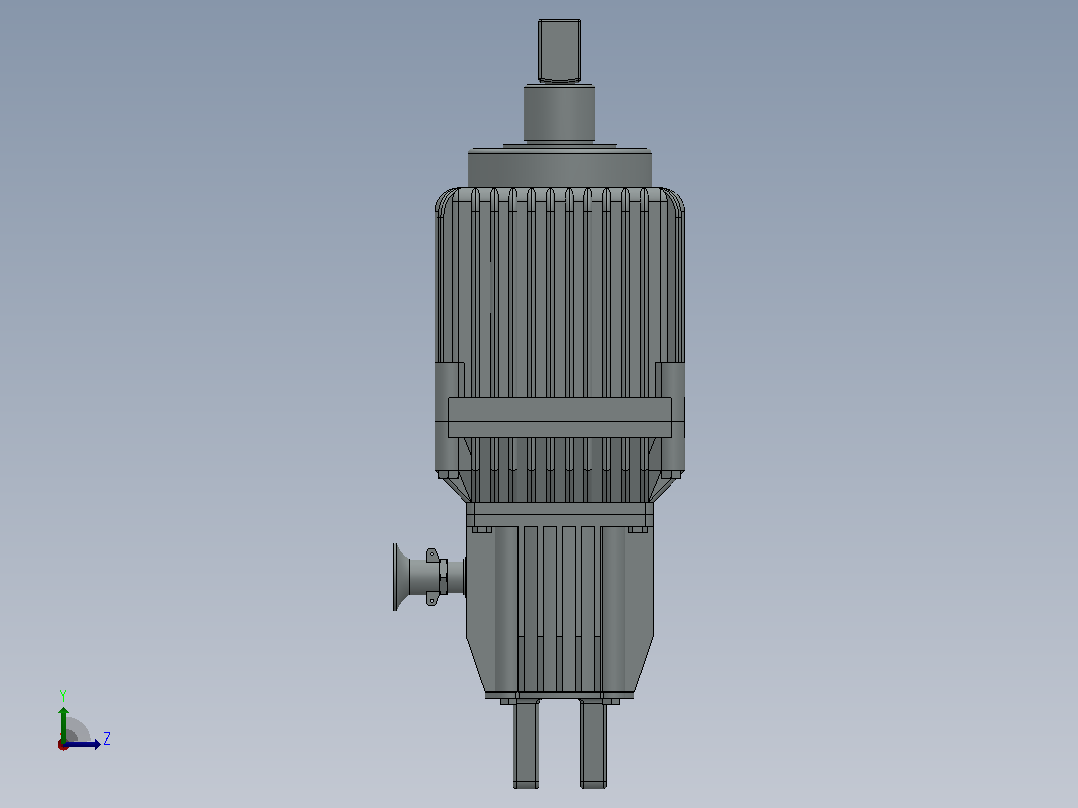 隔爆型电力液压推动器Ed3000-60 ExW.UL.DL.C.H.S左视图