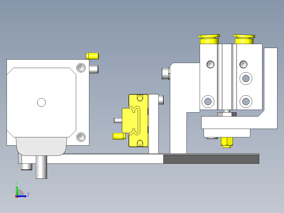 胶带齿轮间搬运左视图