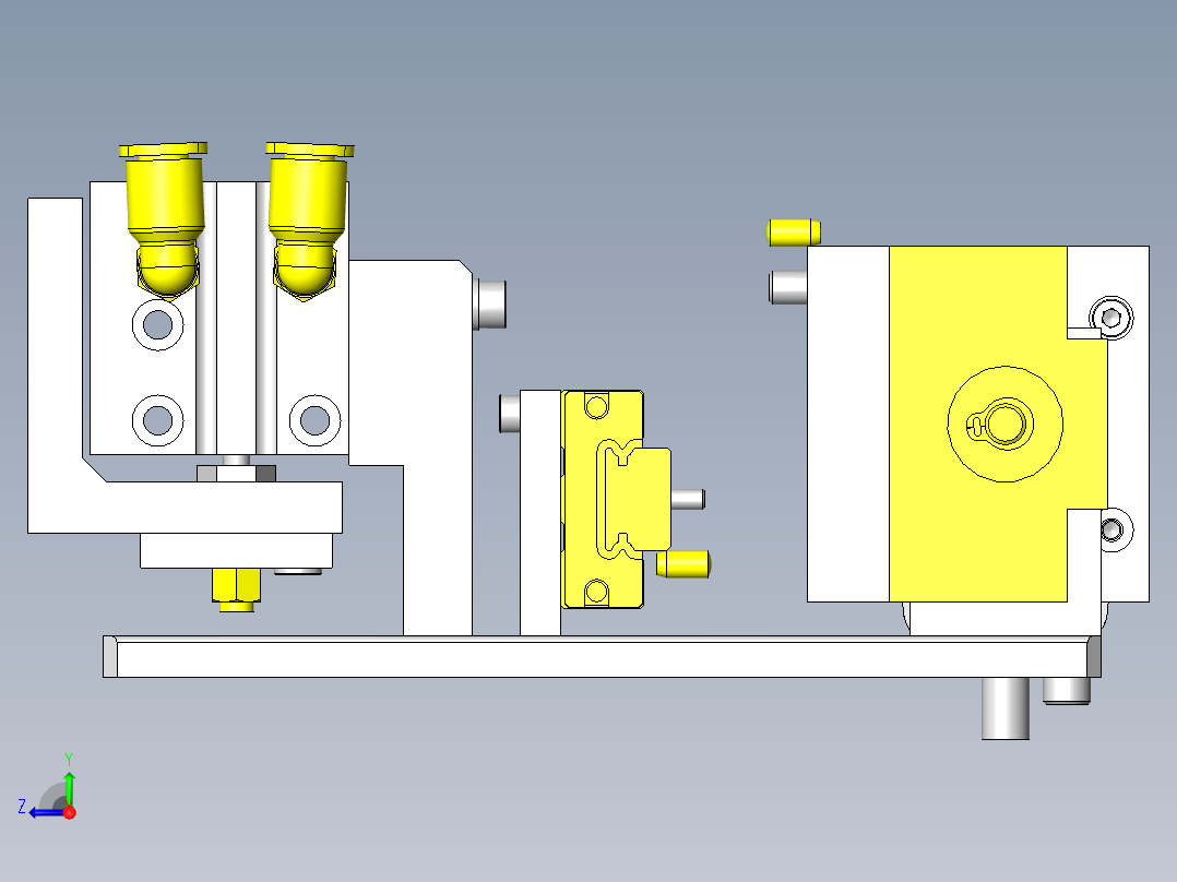 胶带齿轮间搬运右视图
