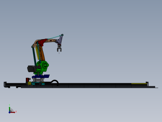 ABB_760应用EOAT机械夹手3D模型图纸 Solidworks设计前视缩略图