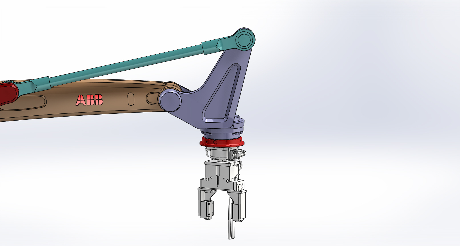 ABB_760应用EOAT机械夹手3D模型图纸 Solidworks设计